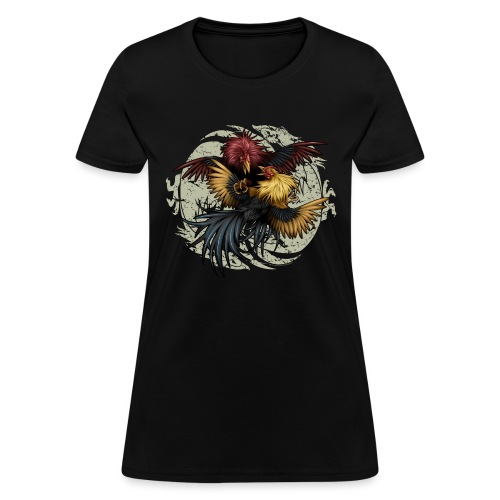 Ying Yang Gallos by Rollinlow - Women's T-Shirt