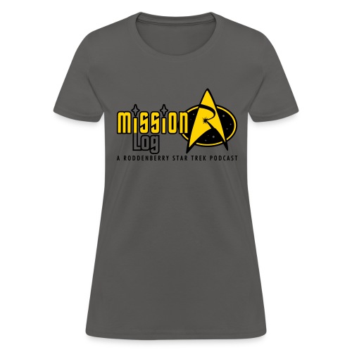 Logo Wide 2 Color Black Text - Women's T-Shirt