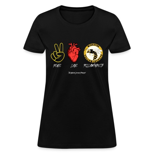 Peace Love Yellowjackets - Women's T-Shirt