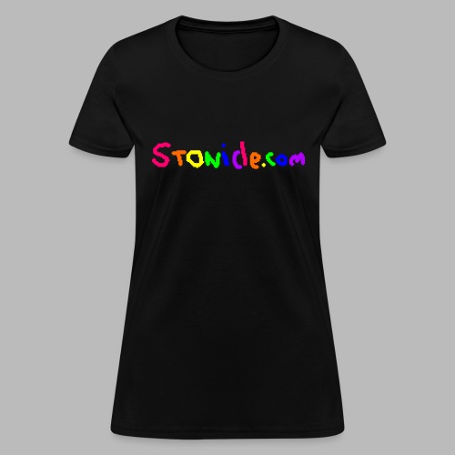 Stonicle.com Cosmic Color Logo - Women's T-Shirt