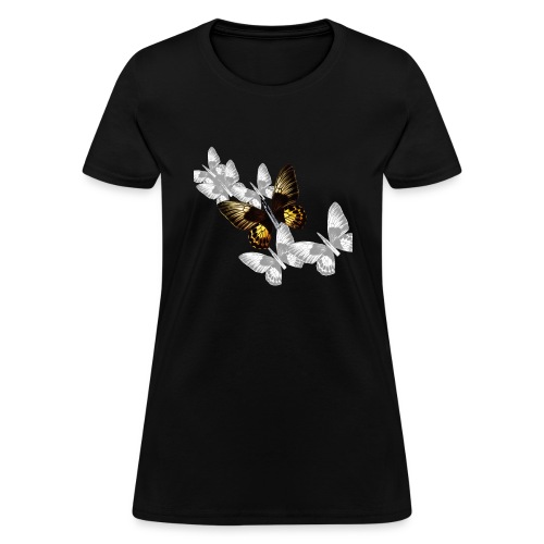 Bullet With Butterfly Wings In Flight. - Women's T-Shirt