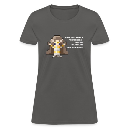 Time Goddess - Profitable Relationship (White txt) - Women's T-Shirt