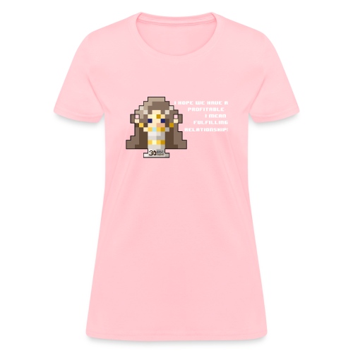 Time Goddess - Profitable Relationship (White txt) - Women's T-Shirt