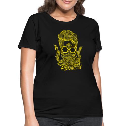 Papeel Skull Rose -Yellow - Women's T-Shirt