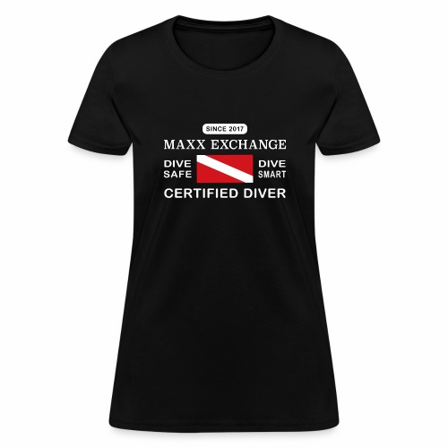 Maxx Exchange Certified Diver Wetsuit Snorkel. - Women's T-Shirt