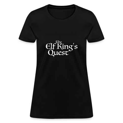 The Elf King's Quest Logo White - Women's T-Shirt
