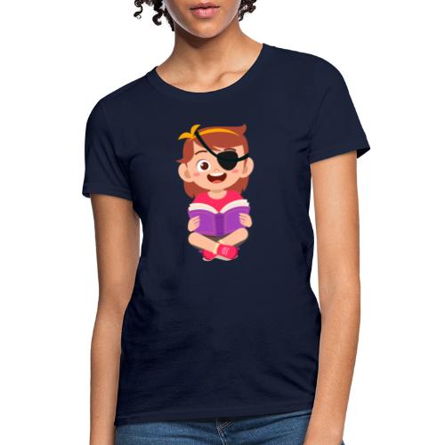 Little girl with eye patch - Women's T-Shirt