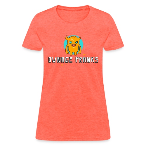 ownagepranks logo orange - Women's T-Shirt