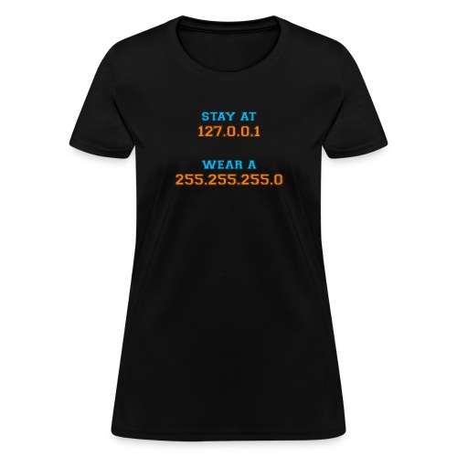 Stay At Home Black T-Shirt - Women's T-Shirt