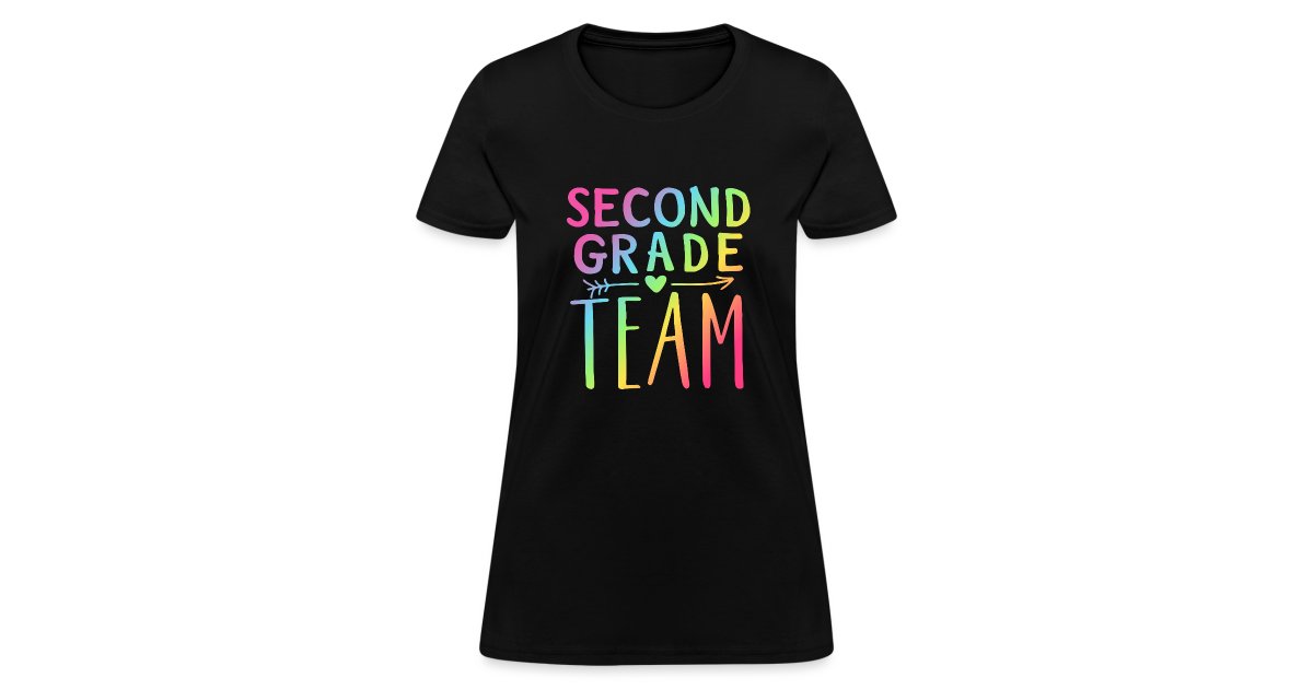 Team Teacher shirt first second third or any grade personalized tshirt for teachers MSCL2020-186 teacher rainbow letters text team shirt