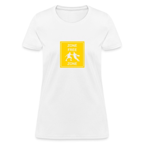 zoneisforcowards2color - Women's T-Shirt
