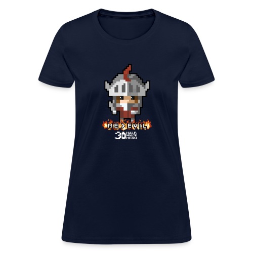 Knight ME v EVIL (White logo) - Women's T-Shirt