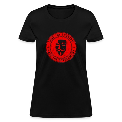 red love thy country - Women's T-Shirt