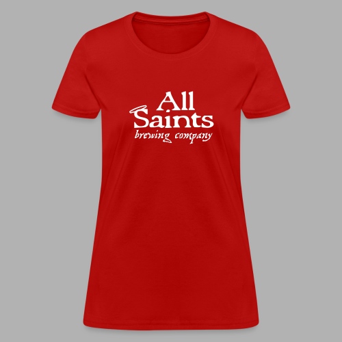 All Saints Logo White - Women's T-Shirt