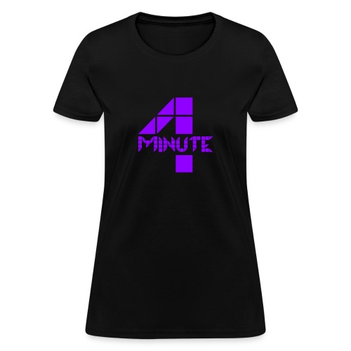 4Minute Logo in Purple Women's Hoodie - Women's T-Shirt
