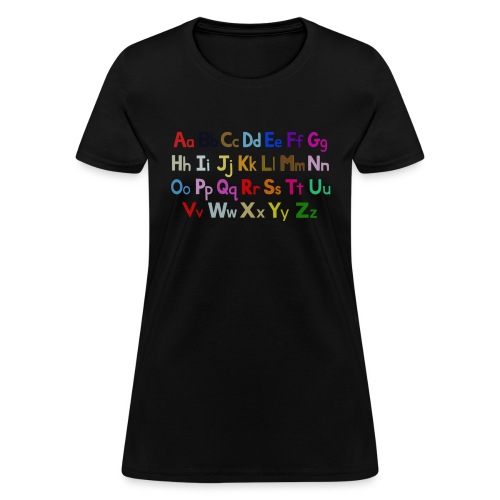 alphabet 2 - Women's T-Shirt