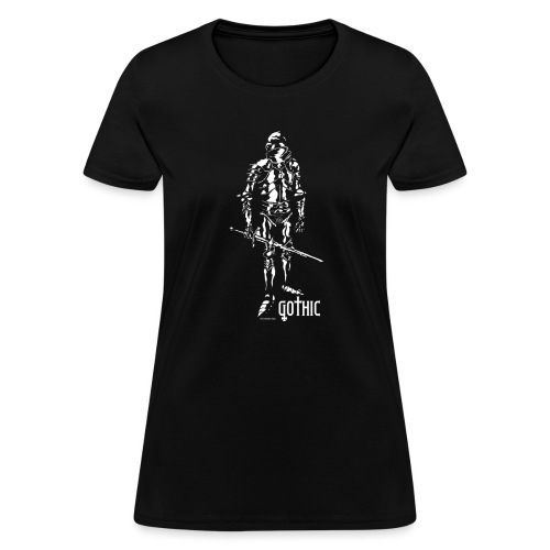 Gothic Knight Men's Standard Black T-shirt - Women's T-Shirt