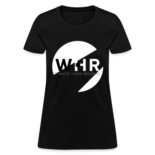 White Horse Records Logo - Black - Women's T-Shirt