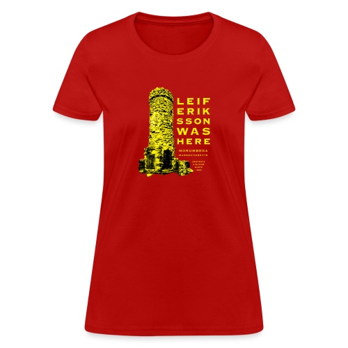 Leif Eriksson Was Here Double-Sided T-Shirt - Women's T-Shirt