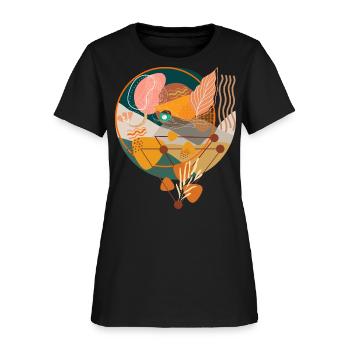 Contemporary Bohemian Celestial Art - Women's T-Shirt - black - Front