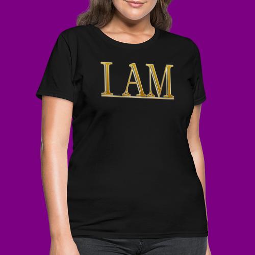 I AM - Gold - Women's T-Shirt