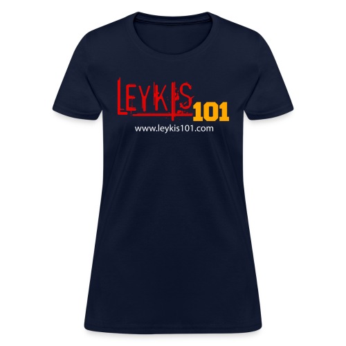 Leykis 101 Full Color with Domain - Women's T-Shirt
