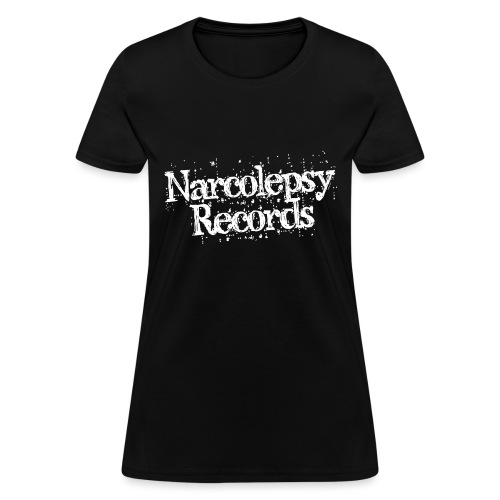 Narcolepsy Records Logo/White - Women's T-Shirt