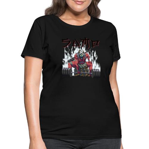 Sumo Red Oni (Black Text) - Women's T-Shirt