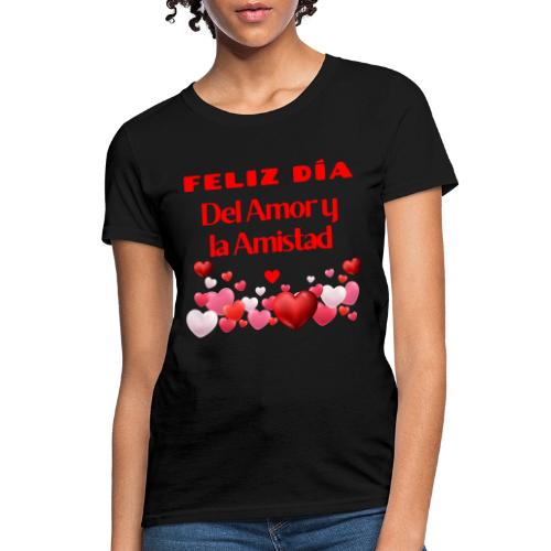 Design Happy Day of Love and Friendship, February. - Women's T-Shirt
