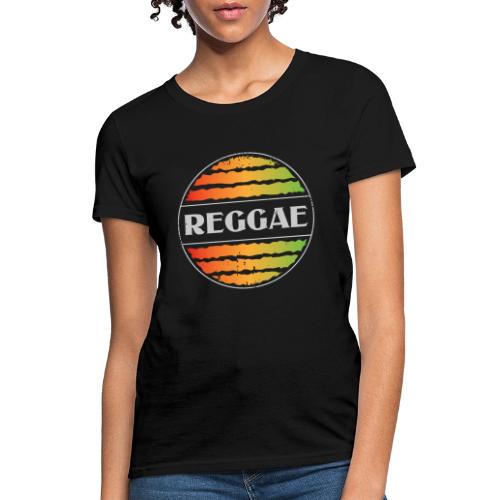 Reggae celebration vibrant rasta music design - Women's T-Shirt