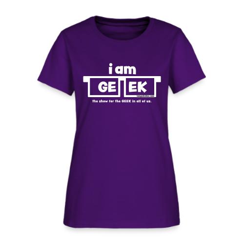 iamGEEK classic White - Women's T-Shirt