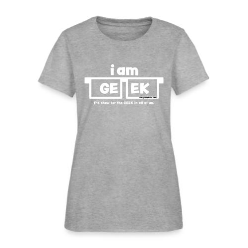 iamGEEK classic White - Women's T-Shirt