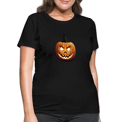 Scary Jack-O-Lantern Halloween - Women's T-Shirt