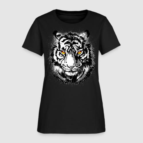 Tiger Head - Tiger Artwork - Wildlife Big Cats - Women's T-Shirt