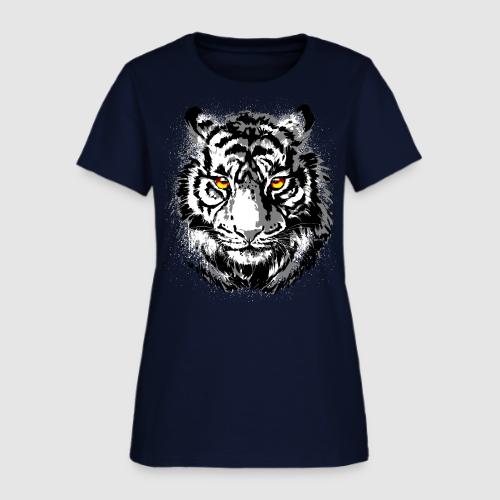 Tiger Head - Tiger Artwork - Wildlife Big Cats - Women's T-Shirt