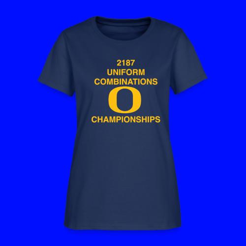 2187 UNIFORM COMBINATIONS O CHAMPIONSHIPS - Women's T-Shirt