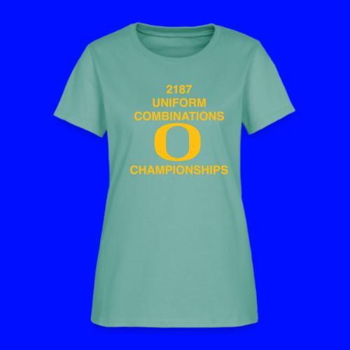 2187 UNIFORM COMBINATIONS O CHAMPIONSHIPS - Women's T-Shirt