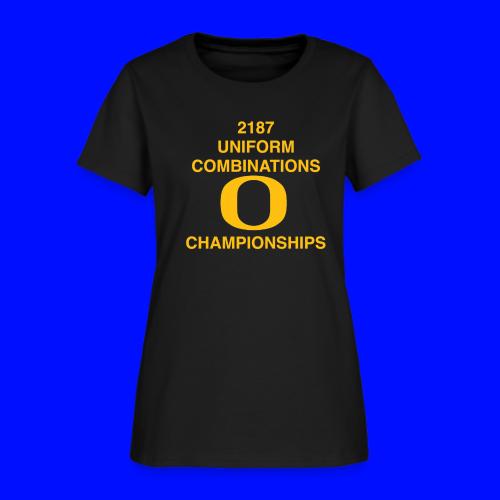 2187 UNIFORM COMBINATIONS O CHAMPIONSHIPS - Women's T-Shirt