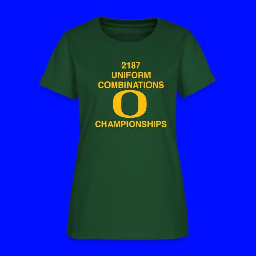 2187 UNIFORM COMBINATIONS O CHAMPIONSHIPS - Women's T-Shirt