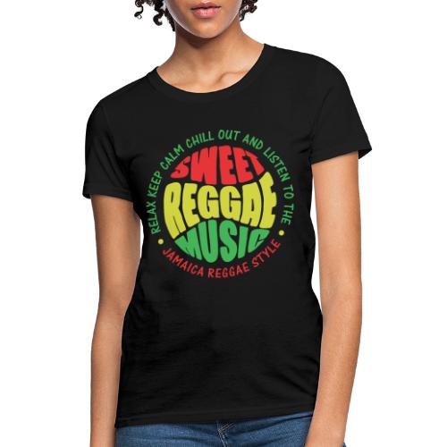 relax chill reggae music jamaica - Women's T-Shirt