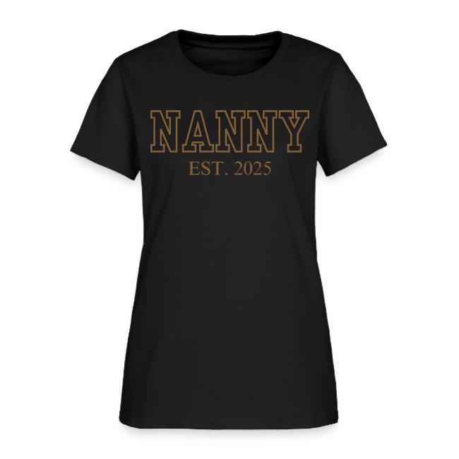 Nanny Est. 2025 (Brown Font)