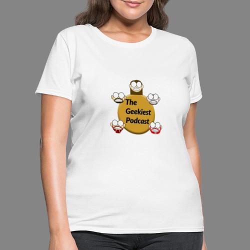 The Geekiest Podcast Logo - Women's T-Shirt