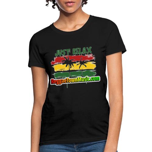 Just relax reggae rasta tropical sunset - T-shirt Femme