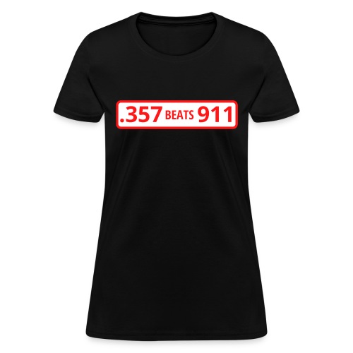 .357 Beats 911 (Red & White) - Women's T-Shirt