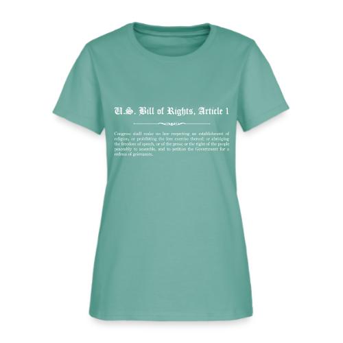 U.S. Bill of Rights - Article 1 - Women's T-Shirt