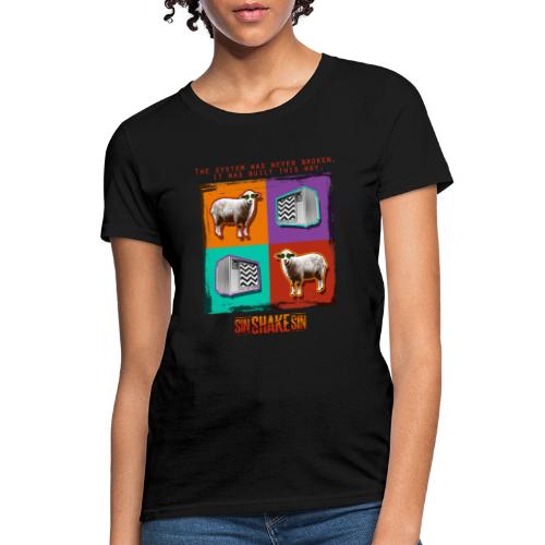 Sheep TV (The System Was Never Broken) - Women's T-Shirt