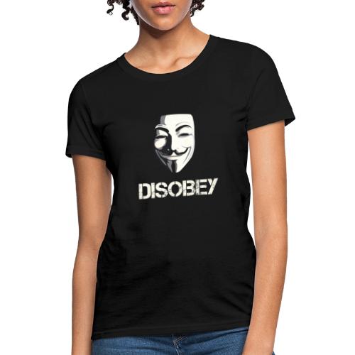 Anonymous Disobey gif - Women's T-Shirt