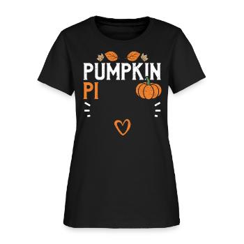 Pumpkin Pi - Pumpkin - Women's T-Shirt - black - Front