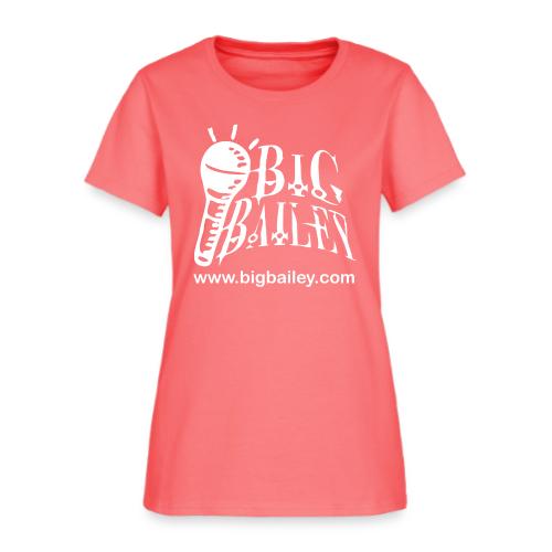 BIG Bailey LOGO and Website White Artwork - Women's T-Shirt