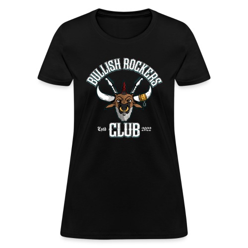 Bullish Rockers Club Bull Head - Women's T-Shirt